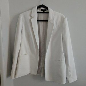 Express White Fitted Blazer 16